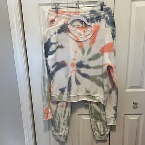 Tie-Dye Sweatshirt and Joggers Set